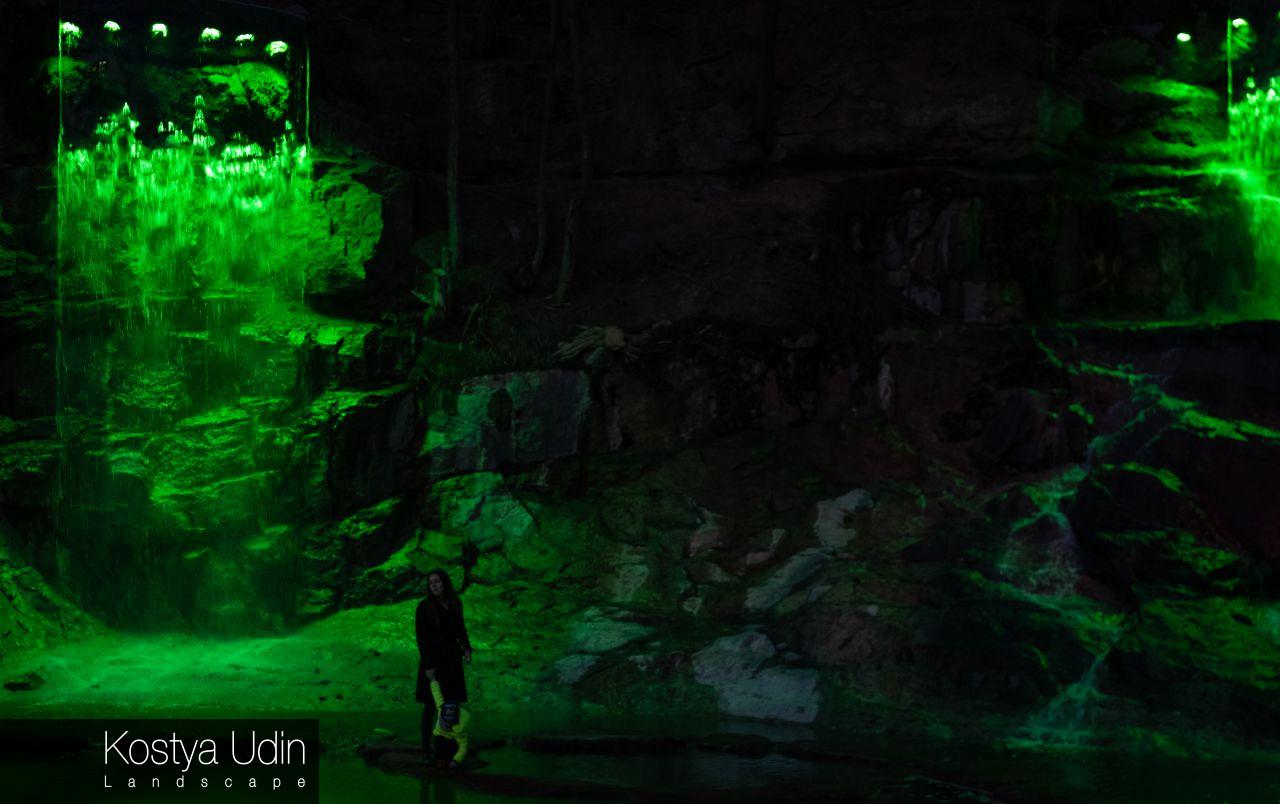 Скалы с водопадом Умань Скалы с водопадом Умань