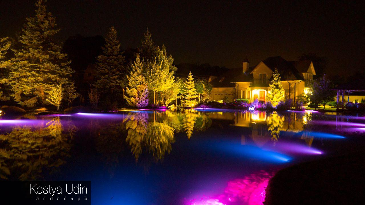 Плавательный пруд ночные фото Плавательный пруд ночные фото