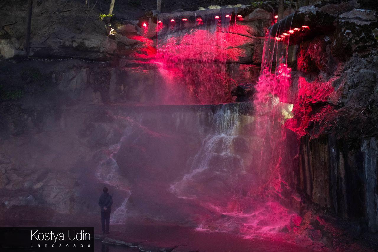 Умань водопады (освещение) Умань водопады (освещение)