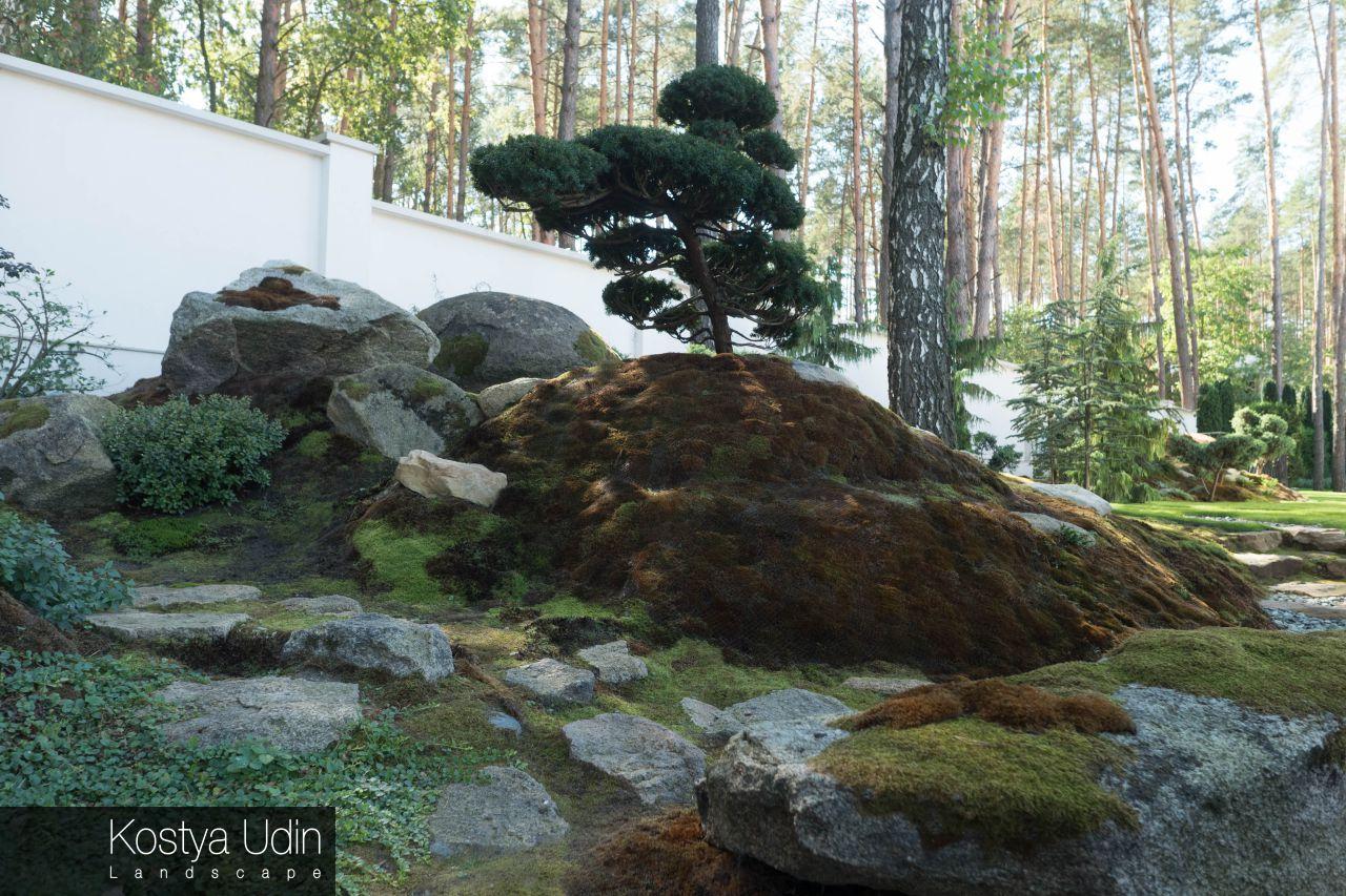 Геопластика в виде холмов Геопластика в виде холмов