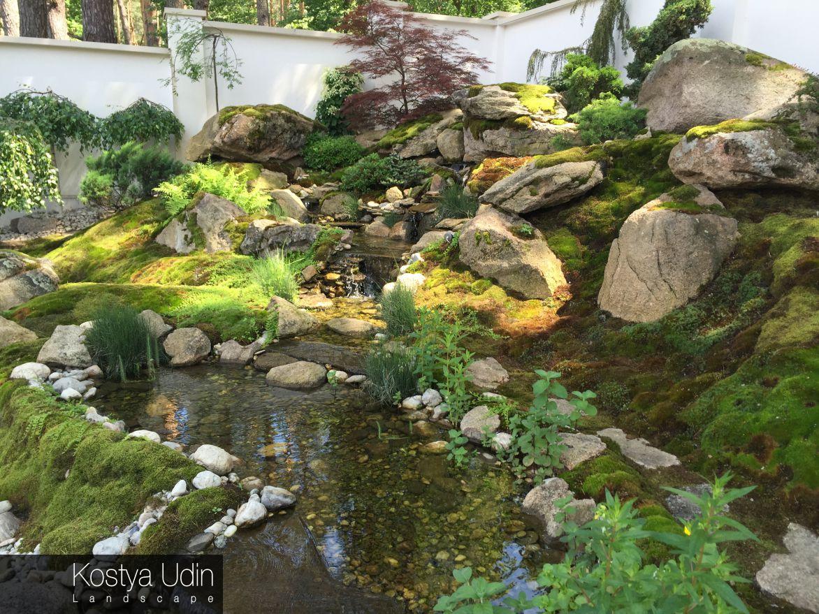 Декоративный водопад с переливами Декоративный водопад с переливами