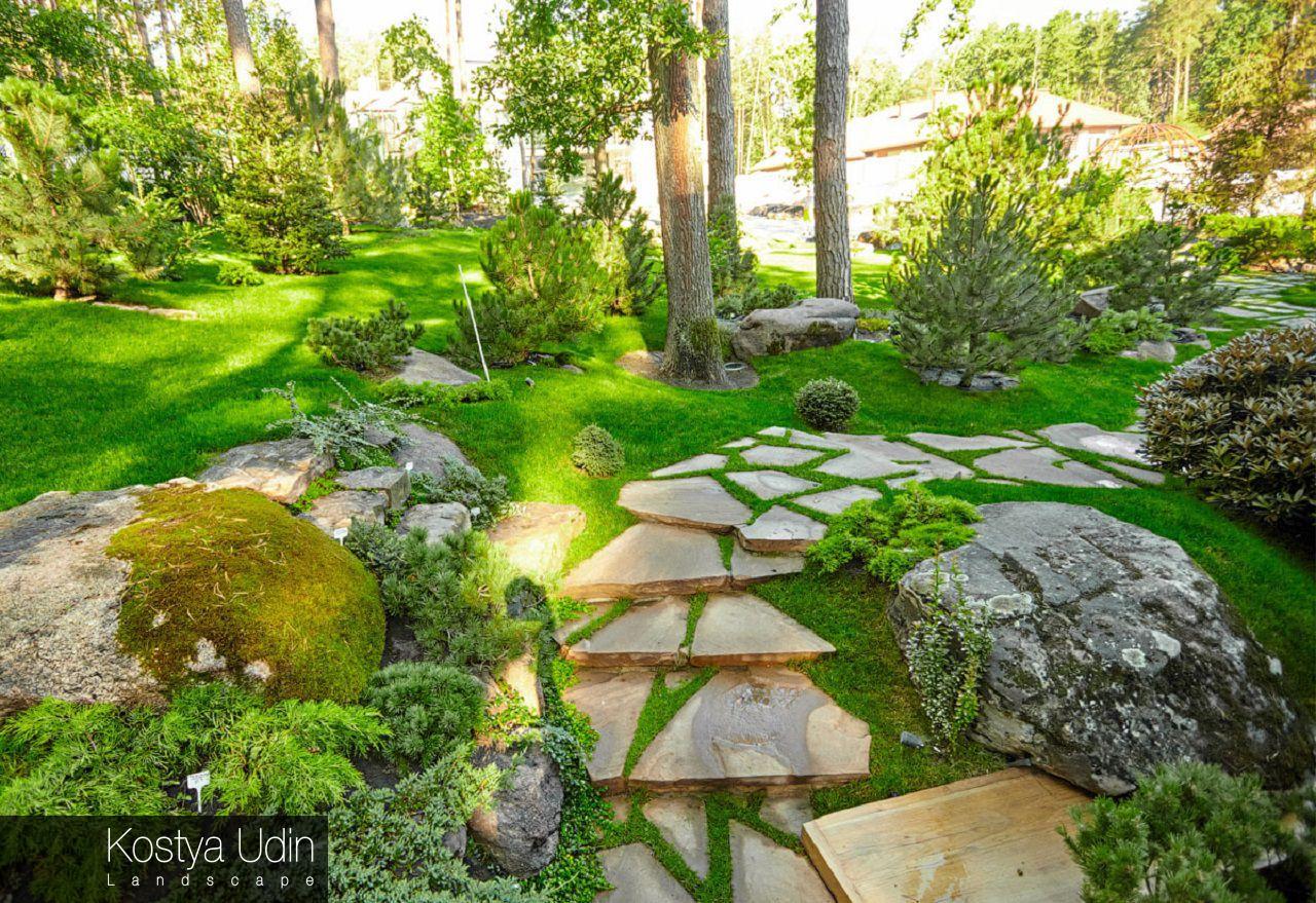 Дорожка с натурального камня Дорожка с натурального камня