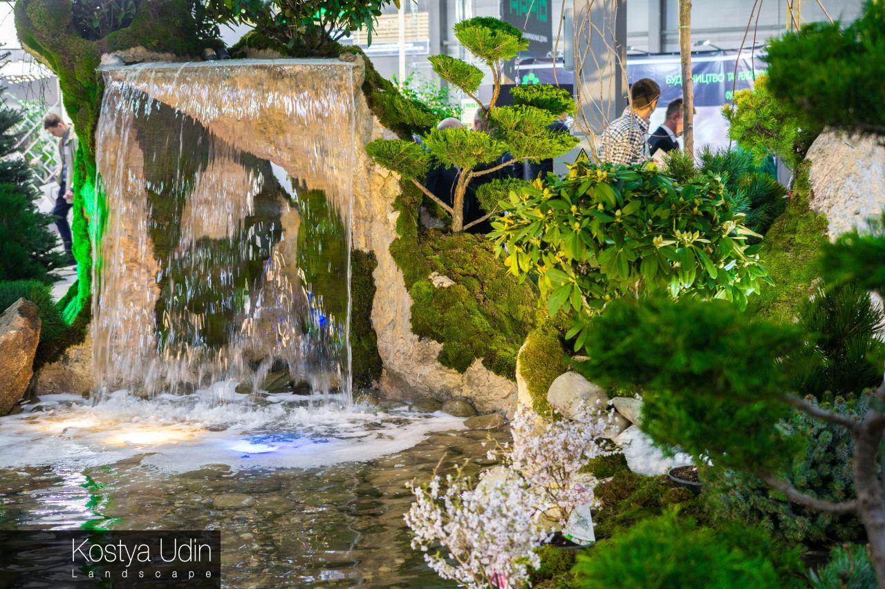 Декоративный водопад с выставки Декоративный водопад с выставки
