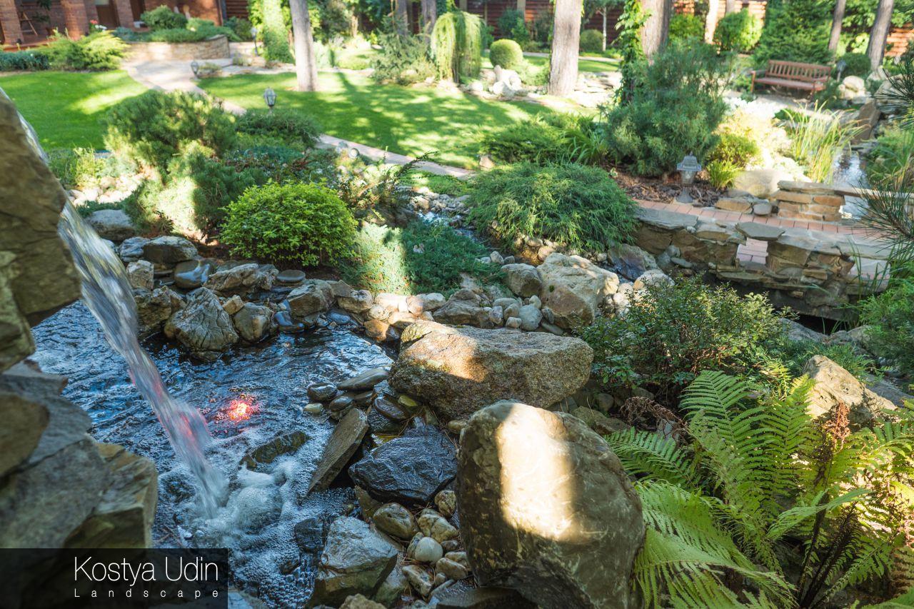 Декоративный водопад для сада Декоративный водопад для сада