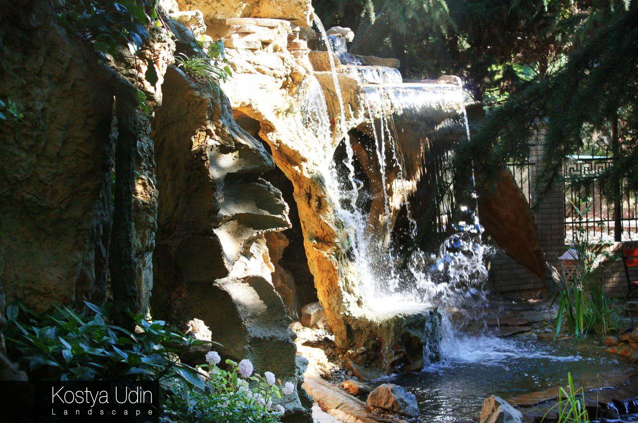 Ландшафтный дизайн водопада Ландшафтный дизайн водопада