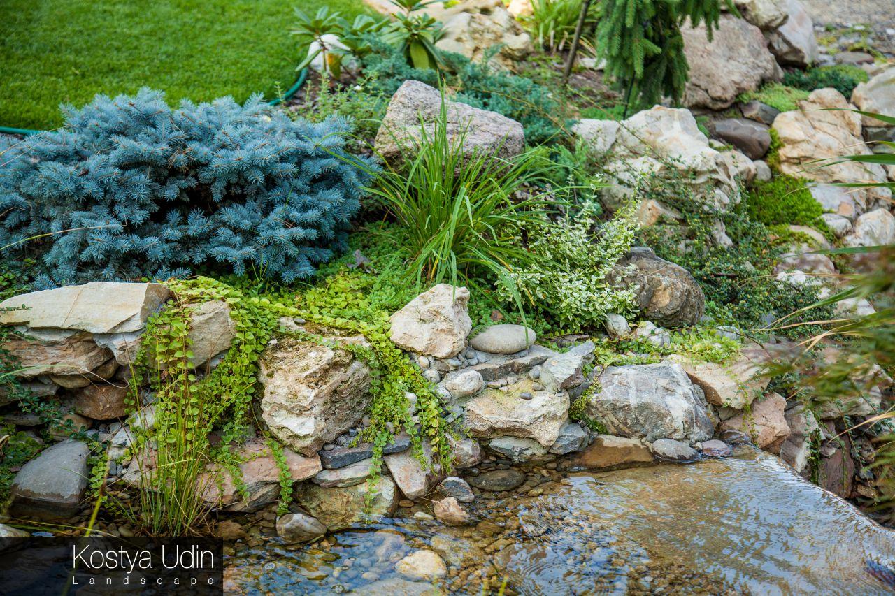 Берег с натурального камня Берег с натурального камня