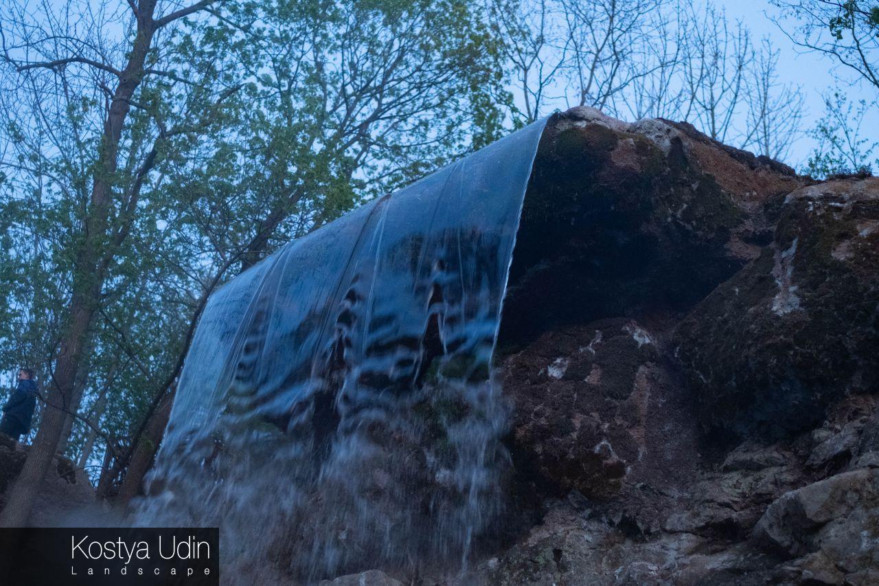 Искусственный парковый водопад Искусственный парковый водопад