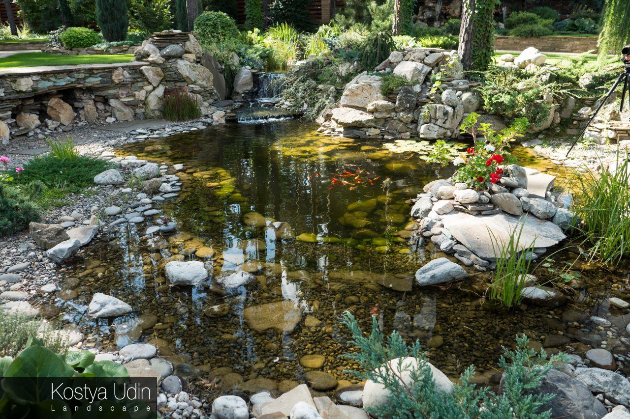 Декоративное озеро для карпов Кои Декоративное озеро для карпов Кои