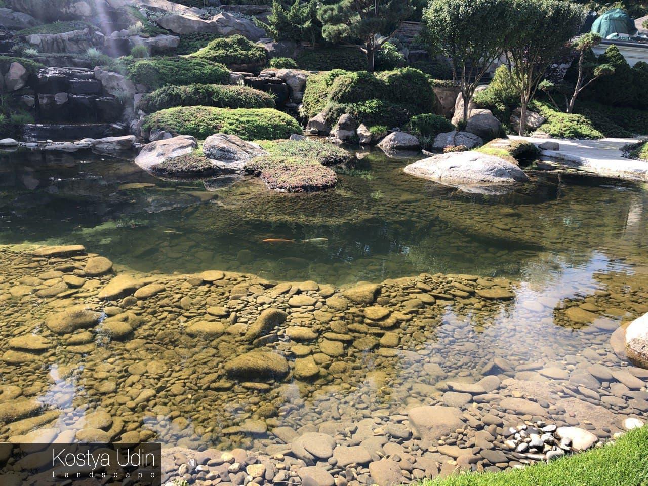 Подводный декор чаши пруда Подводный декор чаши пруда