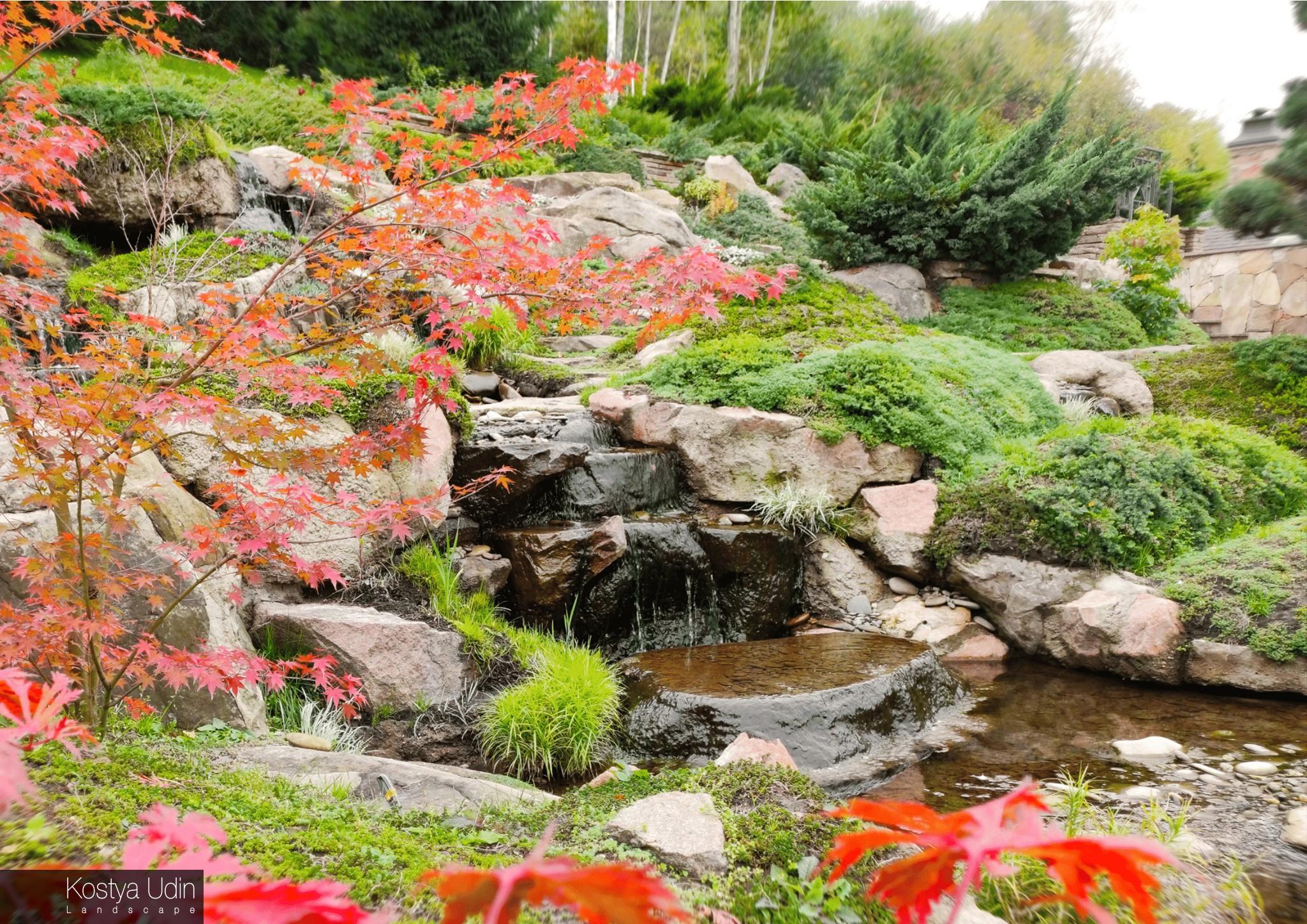 Краєвид у японській стилістиці. Краєвид у японській стилістиці.